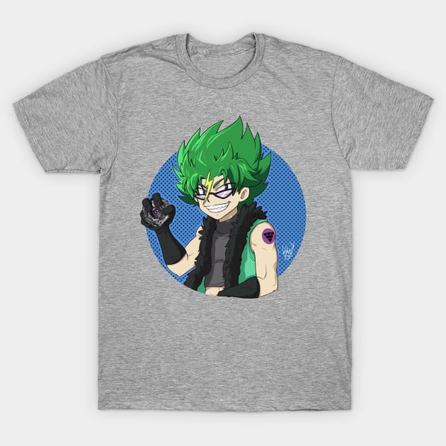 Silas from Beyblade Burst Evolution T-Shirt by Kaw_Dev